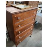 Glass Knob Chest of Drawers