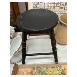 Antique Wooden Milking Stool