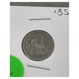 1854 Seated Dime