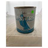 Cornwell Seafood Co Irvington Va Gallon Oyster Can