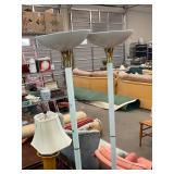 Pair of White Floor Lamps