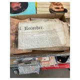 Antique 1840s-60s Southern Pre Civil War Newspaper