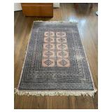 Antique Oriental Accent Area Rug