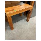 Wooden Country End Table