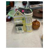 Cookie Jar and Vintage Honey Pot