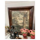 Wall Hanging in Empire Antique Frame