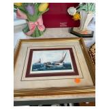 Bluefish Fishing Print in Frame