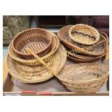 Assorted Handwoven Basket Collection