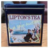 Vintage Liptons Tea Collectible Tin Set