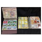 2 ALBUMS ASSORTED CARDS, JFK, LOONEY TOONS,