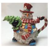 HOME INTERIORS SNOWMAN TEAPOT