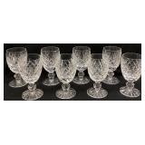 (8) WATERFORD DONEGAL WHITE WINE GLASSES