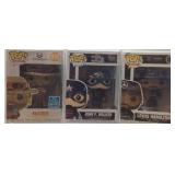 3 FUNKO POPS NRFB MCCREE, LEWIS HAMILTON, JOHN