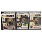 (3) FUNKO POP MARVEL DOCTOR STRANGE IN THE