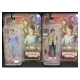 (2)MCFARLANE TOYS STRANGER THINGS BARB & MIKE