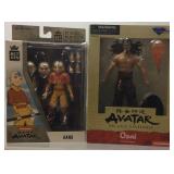 2 AVATAR ACTION FIGURES AANG, OZAI