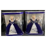 (2) 1999 MILLENNIUM PRINCESS BARBIE DOLL