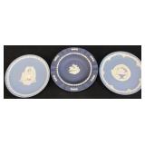 (3) WEDGWOOD JASPERWARE PIECES, MOTHER 1995