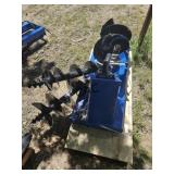 NEW GIYI Skid Steer Auger w/2 Bits