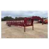 *2016 Gooseneck Triple Axle Hay Trailer