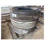 Lot of 3 New Semi Truck Tires