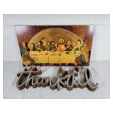 The Last Supper Wooden Plaque