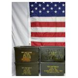 10 METAL AMMO CANS