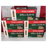 9mm LUGER LELLIER & BELLOT - 250 rounds NOS