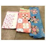 (3) Vintage Quilts