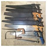 (10) Various Hand Saws