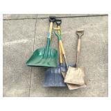 (5) Square Head Shovels