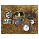 Belt Buckles, Pocket Watches