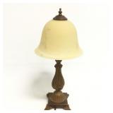 Carmel Colored Glass Shade Lamp