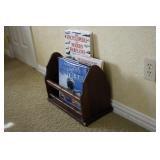 Magazine Rack w/ Aircraft Books