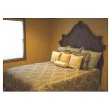 Queen Size Wood Panel Headboard Includes: