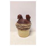 Vintage Hen on Nest Cookie Jar