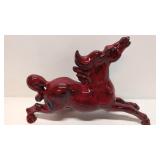 Vintage Porcelain Red Horse