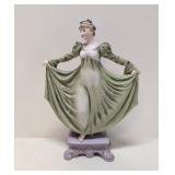 Vintage Bisque Porcelain Figurine Female