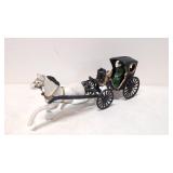 Cast Iron Horse and Carriage