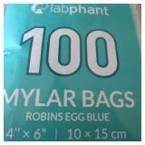 Robin color Mylar bags 250 bags 100 / per bag