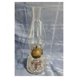 Cut Glass Victorian Finger Loop Lamp