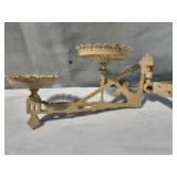 Victorian Cast Iron Double Bracket Lamp Holder