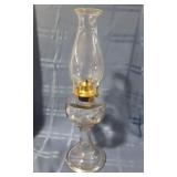 Antique Mantle Oil Lamp