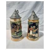 Vintage German Made Beer Steins