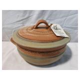 Local Artist Dick Overman Stoneware Pot