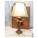 Ceramic Double Handle Urn Style Lamp