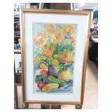 Betty Howard Signed Water Color Print