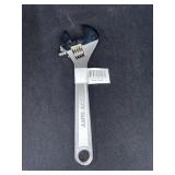 8" Chrome Dipped Handle Adjustable Wrench