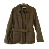 Talbots Olive Green  Belted Jacket Size Small