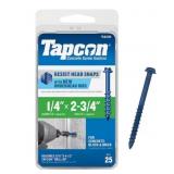 Tapcon Concrete Anchors 1/4" x 2-3/4" (New)